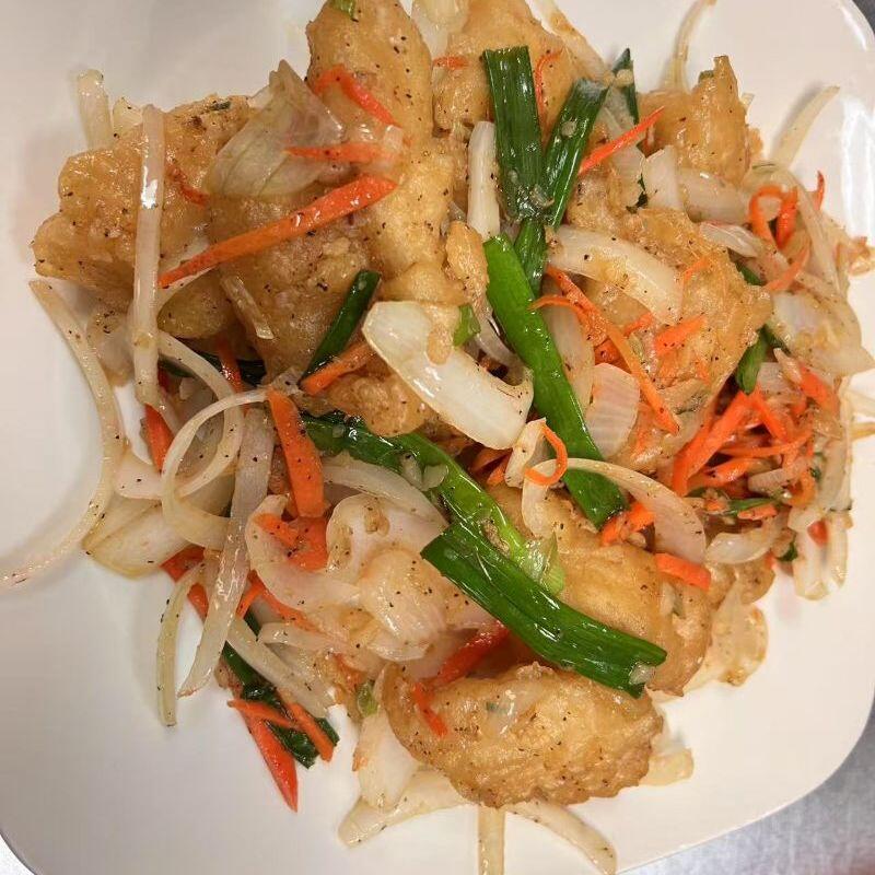 Salt and pepper fish fillet